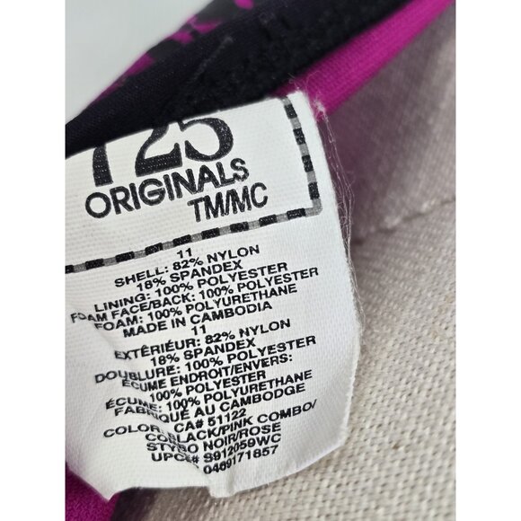 Y2K Black Pink Cutout Swimsuit One Piece Punk Grunge Tattoo Art Beach Sexy Edgy - Picture 14 of 16